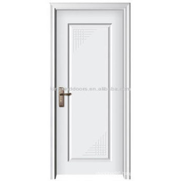 White Paint Simple Design Wood Interior Door MJ-207 Solid Wood Door